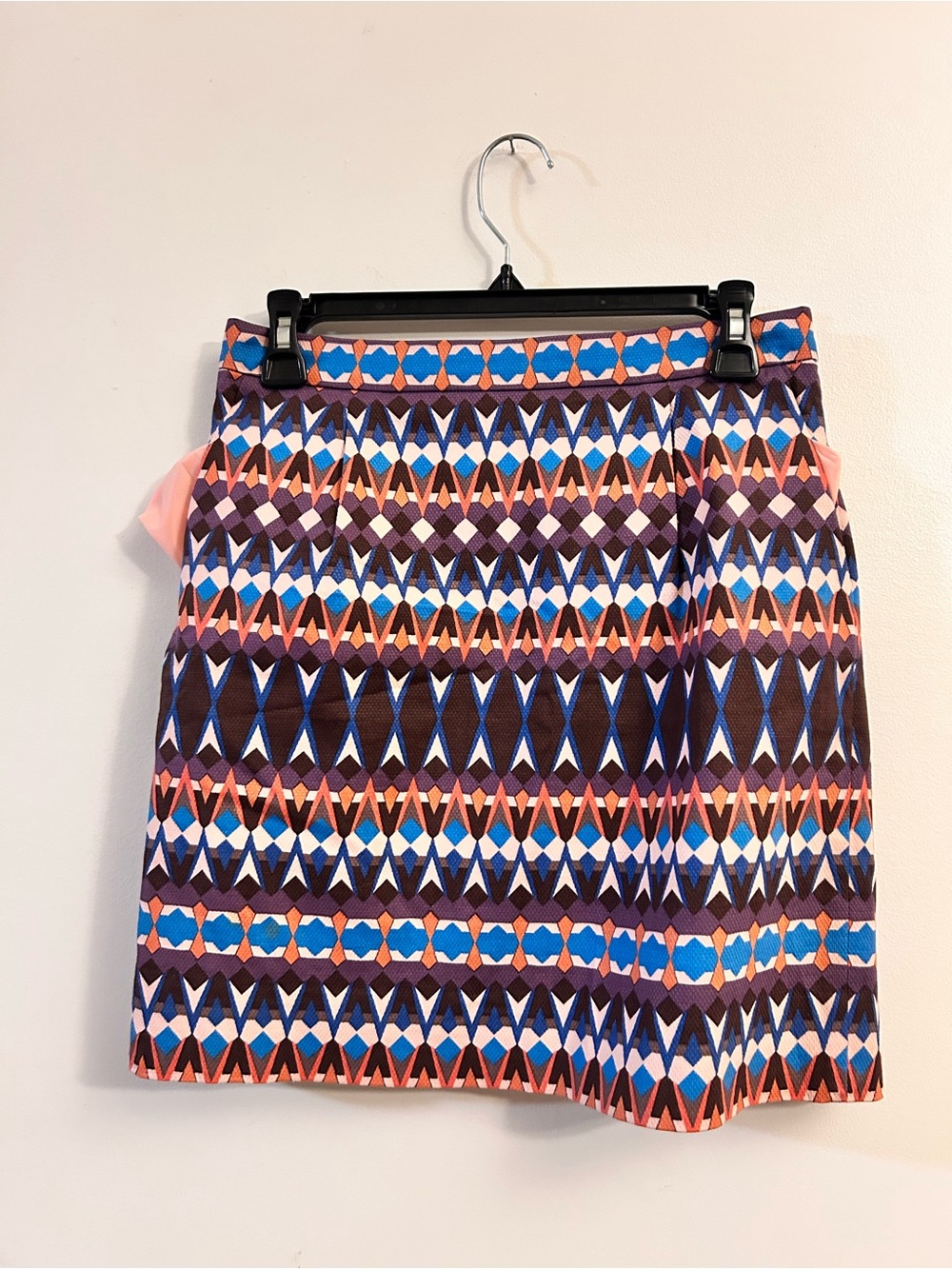 J. Crew Salon Gemstone Mini Pencil Skirt Multicolor Print Lined Womens Size 2